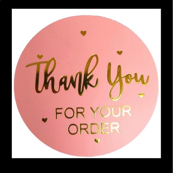 100 ~1.5” Thank You Boutique Stickers 🌟🆕🌟 2 Rolls For $16 (Bundle & Save) - Picture 4 of 7